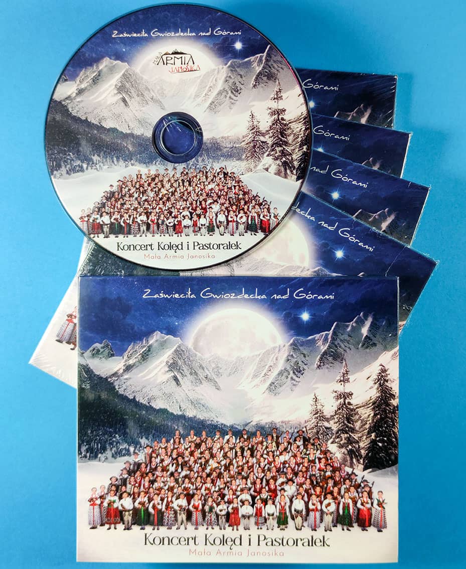 Płyta tłoczona CD w opakowaniu kartonowym typu Digipack CD 6P