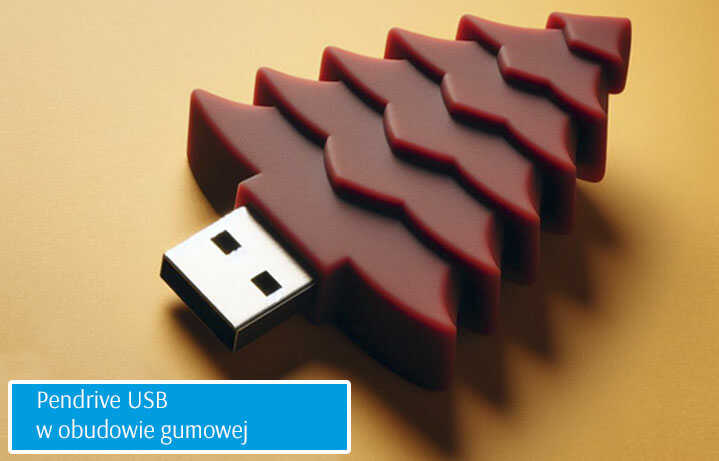 Pendrive na zamówienie w obudowie gumowej